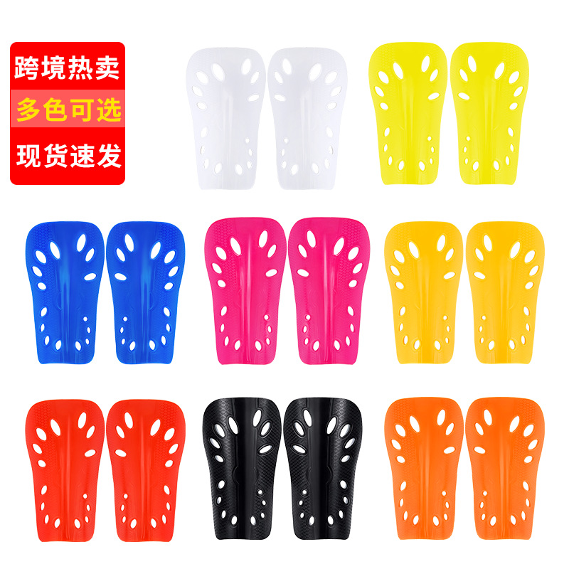 Cross-Border In-Stock Football Shin Guards for Competition and Training, Sports Protective Gear, Insertable Shin Guards for Children and Adults