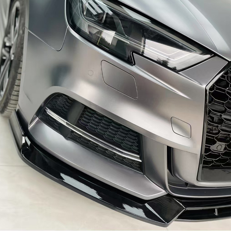 Suitable for Audi A3 Front Lip 14-20 Front Shovel S3 Sports Four-Stage Small Surround A3L Punched and Fixed