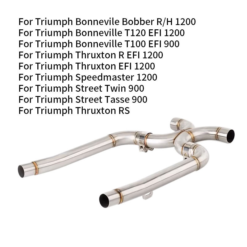 Suitable for Triumph Bonneville T100 T120 Efi900 1200 Exhaust Pipe Modification