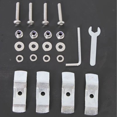 Motorcycle Aluminum Alloy Tail Box Accessories Bag Screw Bag Lock Core Lock Quick Release Bottom Plate Installation Edge Box Accessories Bag