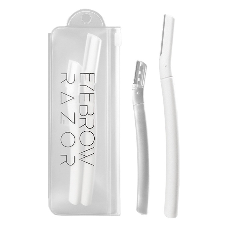 Manufacturer's Ready Stock Safety Macro Eyebrow Trimmer Stainless Steel Blade Eyebrow Trimmer Set Beauty Tools Wholesale
