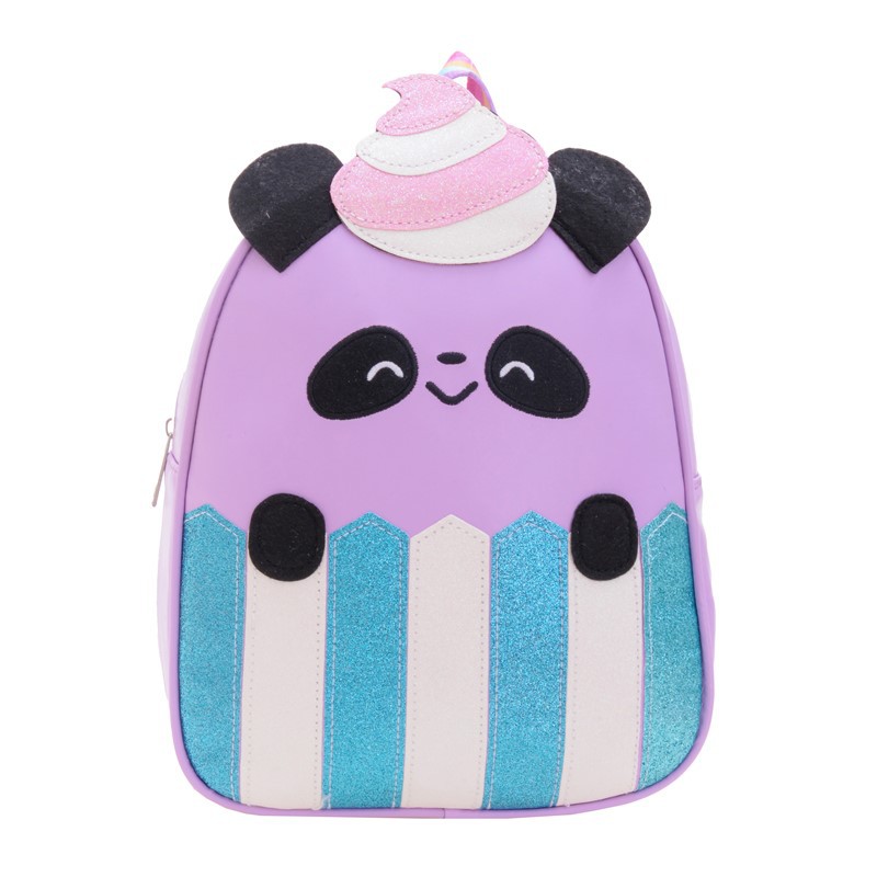 Caricatura lindo panda gigante mochila para niños y niñas, mochila para bebés de jardín de infantes, nueva mochila para niños de nubes de color