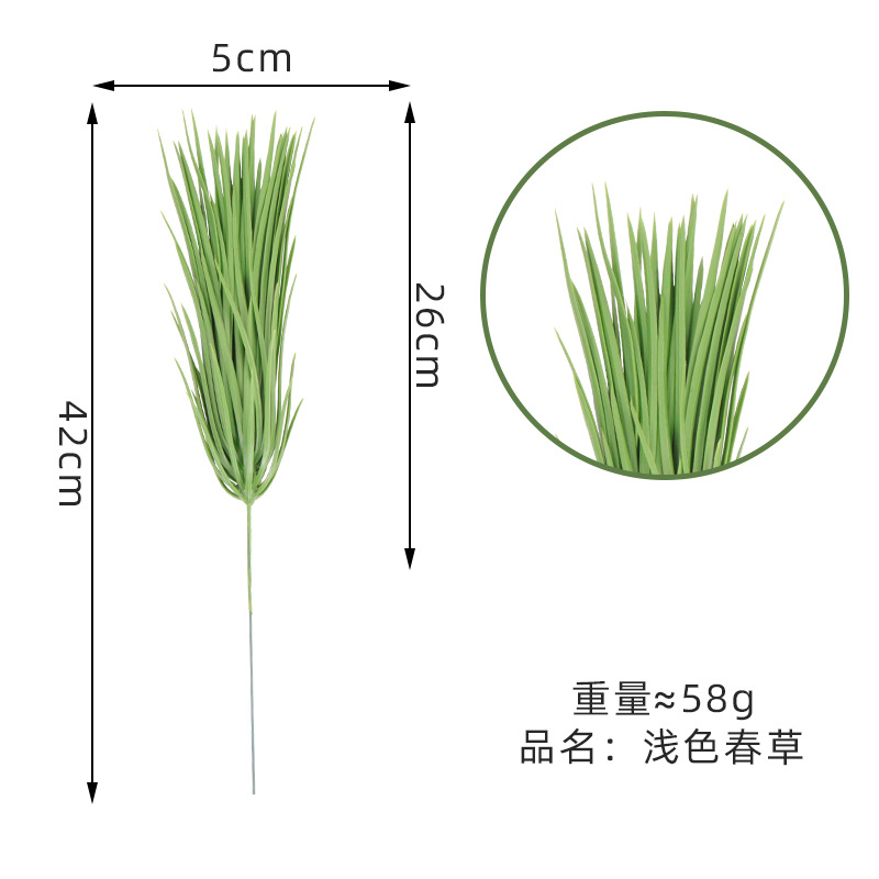 Cross -border wholesale simulation green little spring grass home green plants decorative ornament garden decorative plant 4