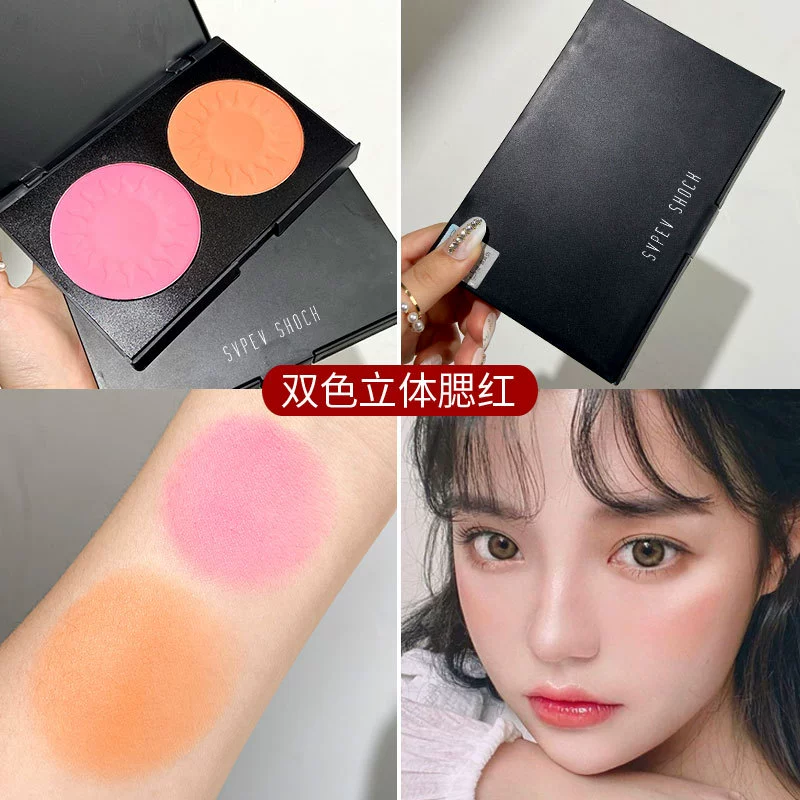 Lipstick & cream blush palette, 15 colors, nourishing, long‑lasting, beginner friendly