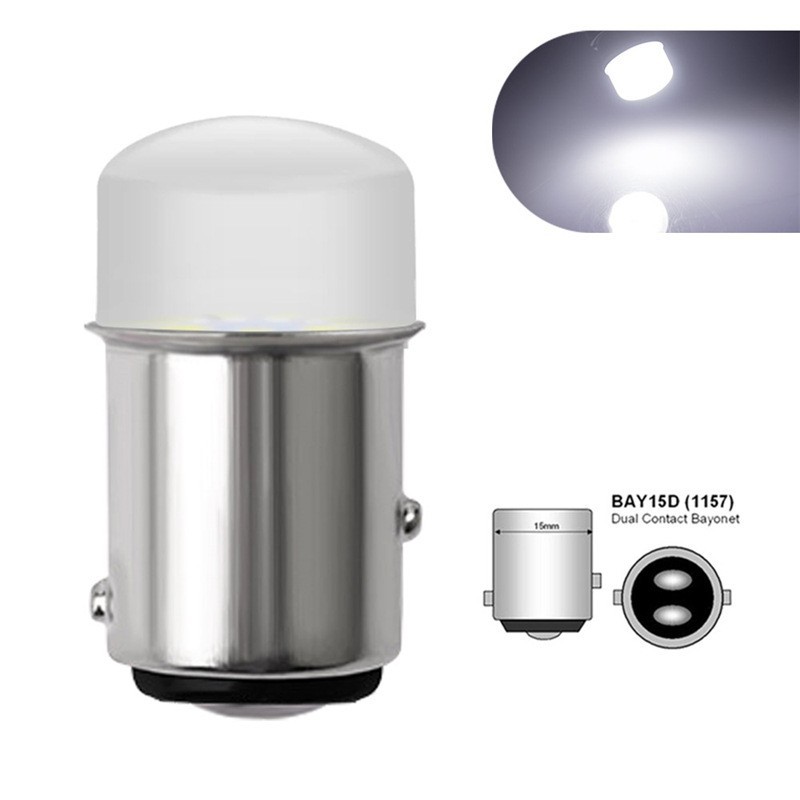 Resalte transfronterizo nueva bombilla pequeña esmerilada 1156 1157 luces de freno modificadas luces de giro LED de GM