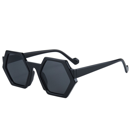 2024新款太阳镜多边形墨镜日韩版时尚眼镜文艺复古防紫外线墨镜