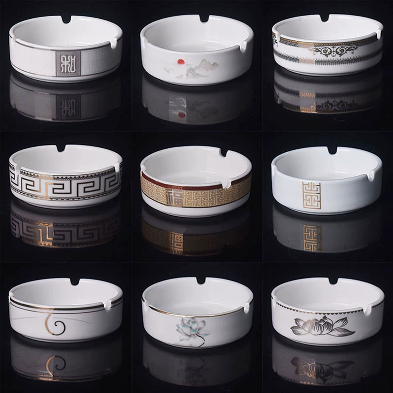 Керамическая пепельница ZhaoHang, стильная и элегантная, отель, ресторан, гостиничный клуб, простая круглая чашка для сигарет