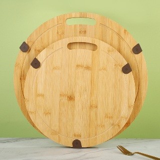 45 tablero antideslizante de compresión plana de cocina doméstica tablero de corte de bambú y madera portátil con tablero de fregadero Yiwu al por mayor