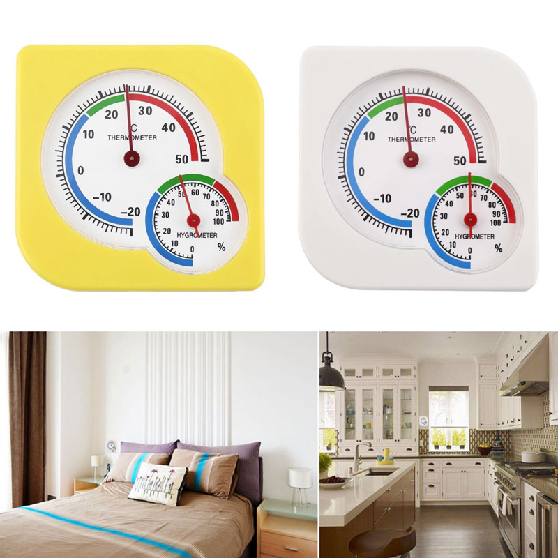 二合一温度计 台式型葫芦形温湿度计 室内温度计 挂放两用温度计