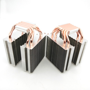 Supply DIY electronic refrigerator semiconductor cooling plate with small radiator cooling cpu radiator pure copper heat pipe