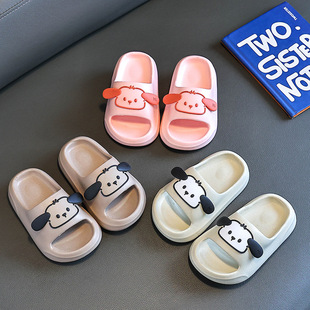 EVA Slippers Feeling Women's Summer Cartoon Cute Non-slip Indoor Bathing Thick Bottom Slippers Baby Sandals