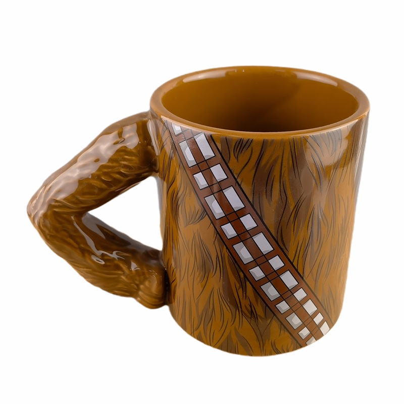 Taza de cerámica de Star Wars soldado blanco y negro taza de café D2 Star Wars B8 taza de robot 3D en forma de taza de agua
