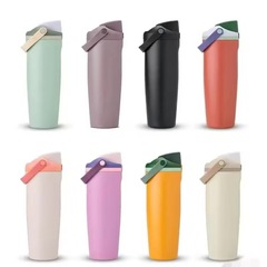 新型FreesipSway持ち手付き保温カップ30オンス、転倒防止、アウトドアキャンプ用コーヒーカップ、カスタムロゴ入り