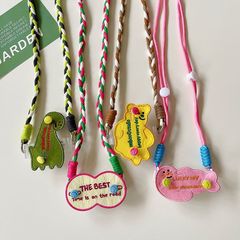 Mobile phone back clip lanyard diagonally across girls cartoon strap rope clip lanyard long rope Japanese and Korean ins rope mobile phone lanyard