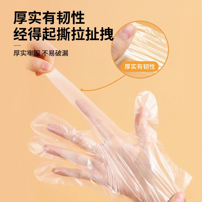 Beautiful Disposable plastic gloves