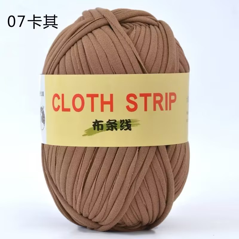 Gran gancho de línea de tela muñeca zapatillas de almacenamiento cesto cojín manta ganchillo DIY material casero tela gruesa trenzado