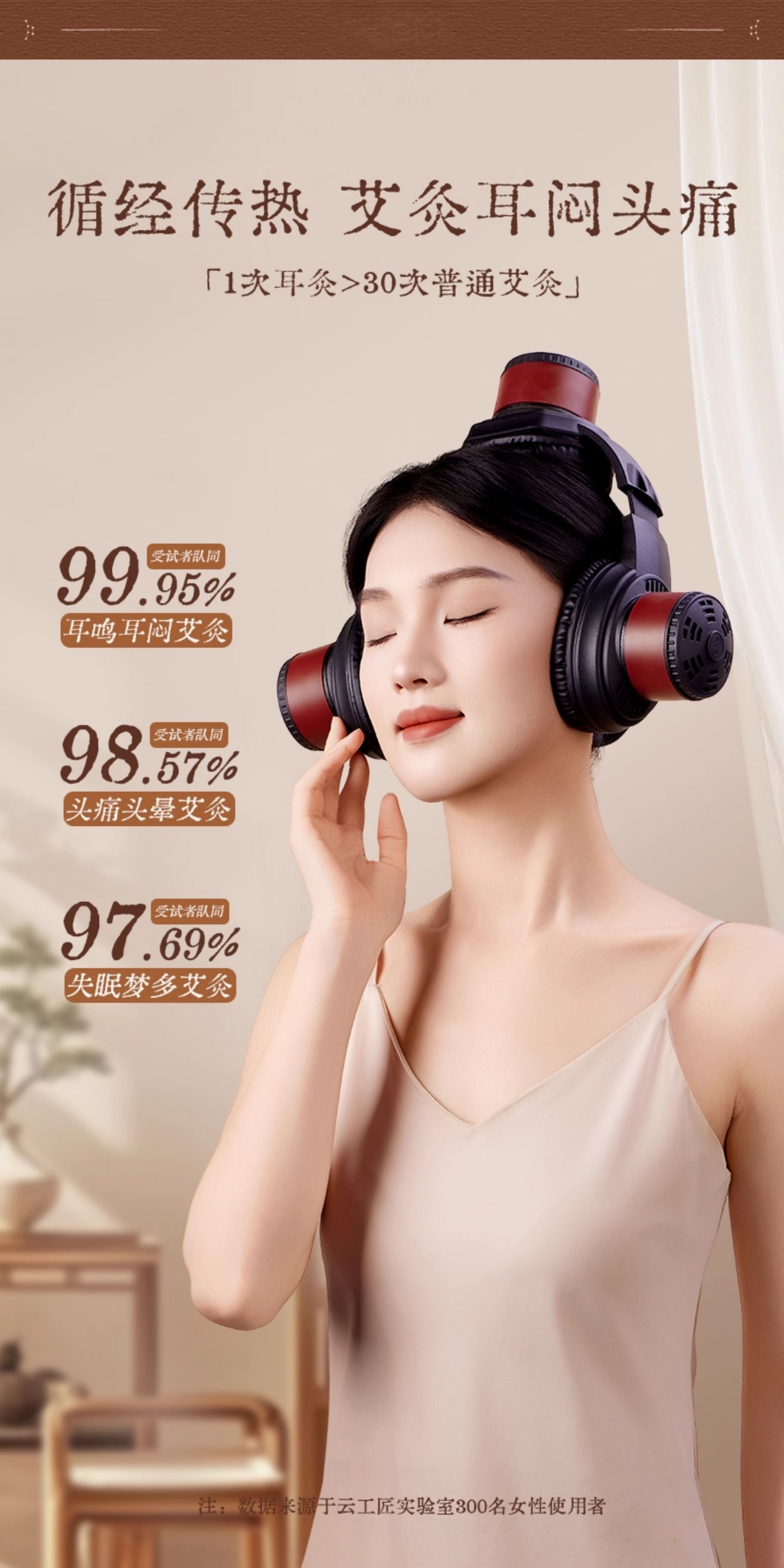 Ear Moxibustion Device with Moxa Box for Head and Ear Warming Care Safe Anti-Scald Design specifications