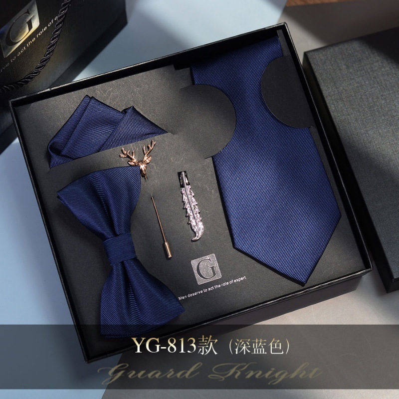 Caja de regalos de boda de novio formal europeo y americano corbata casual coreana para niños regalos de San Valentín sin golpear image 21
