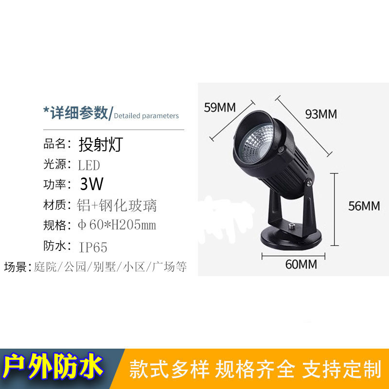 Base model-3 watts-warm light