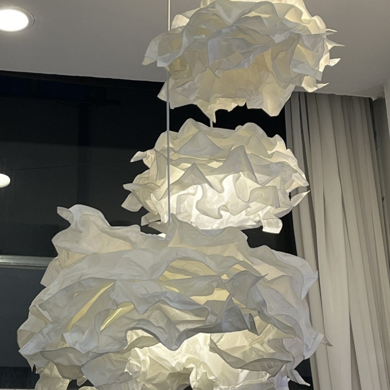 Nordic Kruring B&B Chandelier Shade Creative Bedroom Dining Room Lamp Simple Decorative Cloud Paper Lamp Handmade B&B Lamp Nordic Kruring B&B Chandelier Shade Creative Bedroom Dining Room Lamp Simple Decorative Cloud Paper Lamp Handmade B&B Lamp