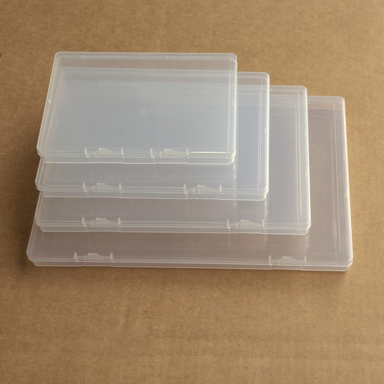 Factory Direct PP cross-border plastic packing box PP frosted square box Amazon flat box transparent plastic box PP box