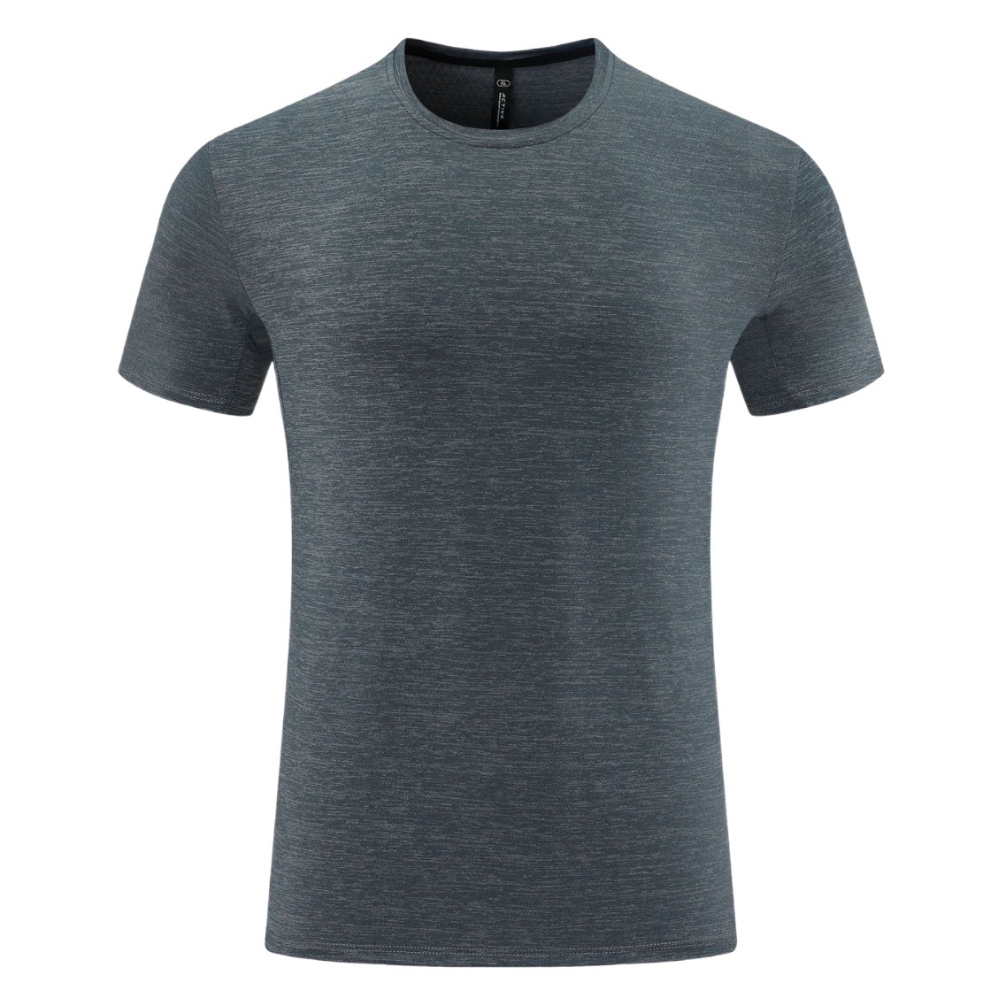 Camiseta deportiva a cuadros de color sólido para hombres ropa de entrenamiento elástica de corte slim de verano ropa de secado rápido de manga corta para correr ropa de entrenamiento de baloncesto