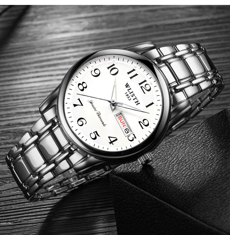 WLISTH men's watch, waterproof, digital, calendar