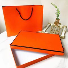 廠家新款圍巾禮盒禮袋包裝紙質手拎袋絲巾圍巾禮品包裝袋批發