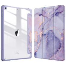 适用ipad 10.2保护套带笔槽亚克力平板壳ipad air4/5彩绘保护套无