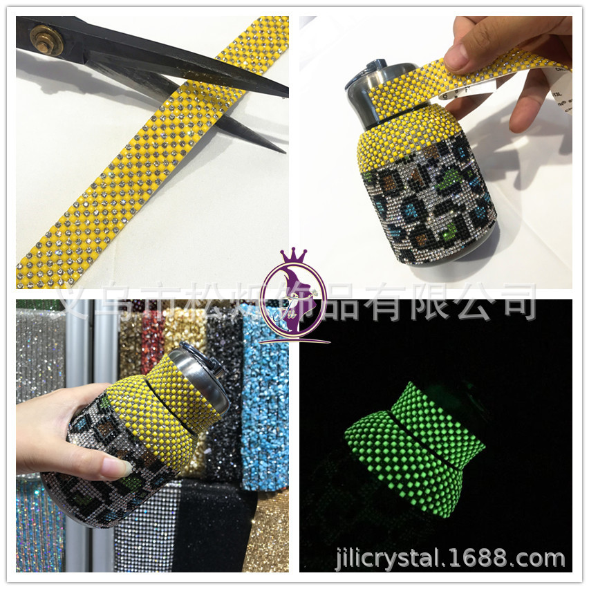 New night -light rhinestone bar night light sticker back glue hot…