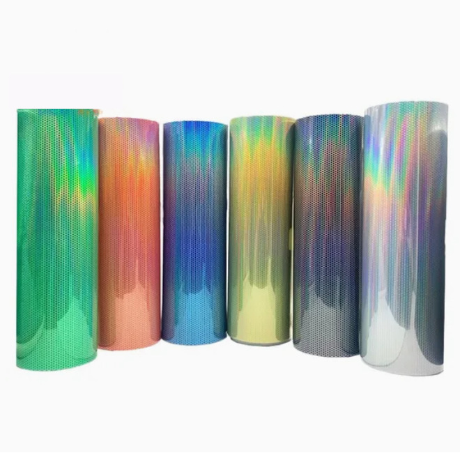 Pvc Car Headlight Protective Film Wholesale Yellow Laser Honeycomb Car Headlight Protective Film Color Change