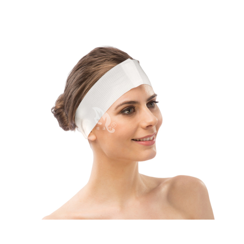 Banda de pelo desechable salón de belleza diadema bufanda Velcro elástico no tejido gestión de la piel diadema