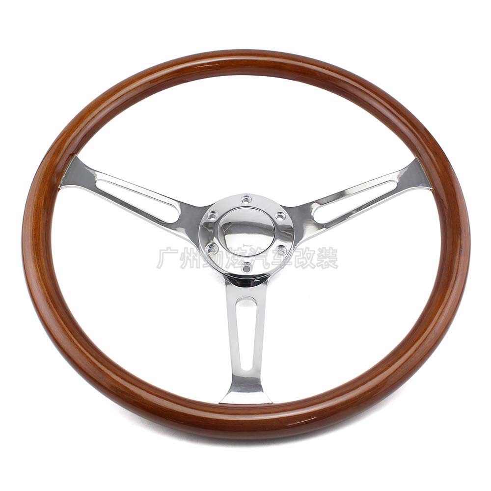 Universal 15 inch Car Modified Wood Steering Wheel 380MM Universal (Steering wheel)