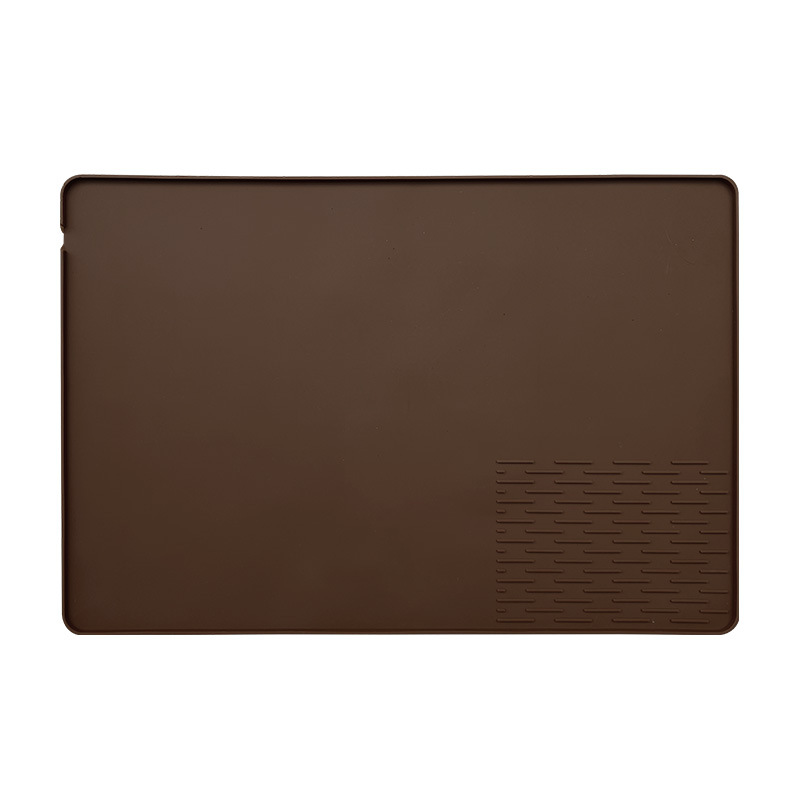 브라운 실리콘 커피머신 매트 (40*60cm)