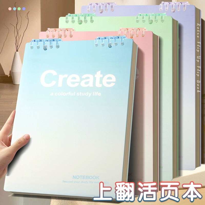 Перевернутые книги с переворачивающимися записными книжками для студентов колледжа a5b5 простые книги с высоким значением съемные тетради для студентов
