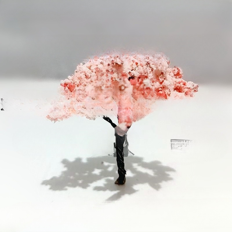 模型diy造景沙盘园艺材料樱花树摆件迷你饰品微缩微景观木棉木槿