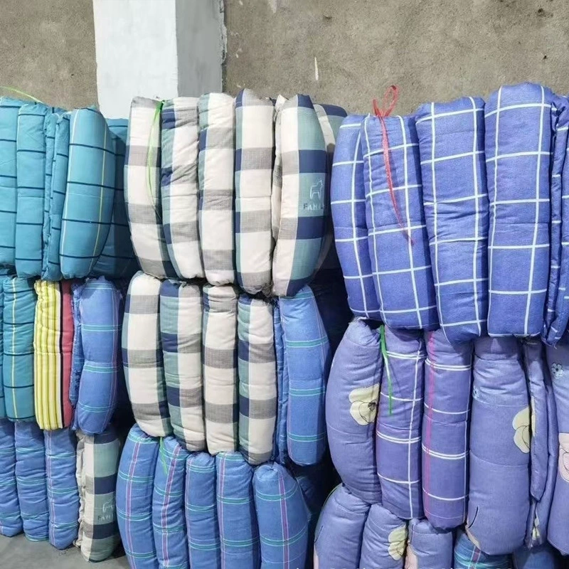 Студенческий пуховик? Нет, duvet means comforter. In context, duvet for students, cotton mattress, (Physicals)