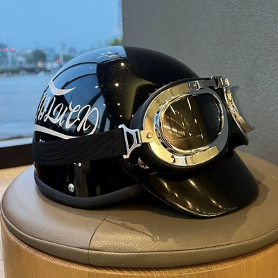 Suitable for trendy retro electric Car helmet