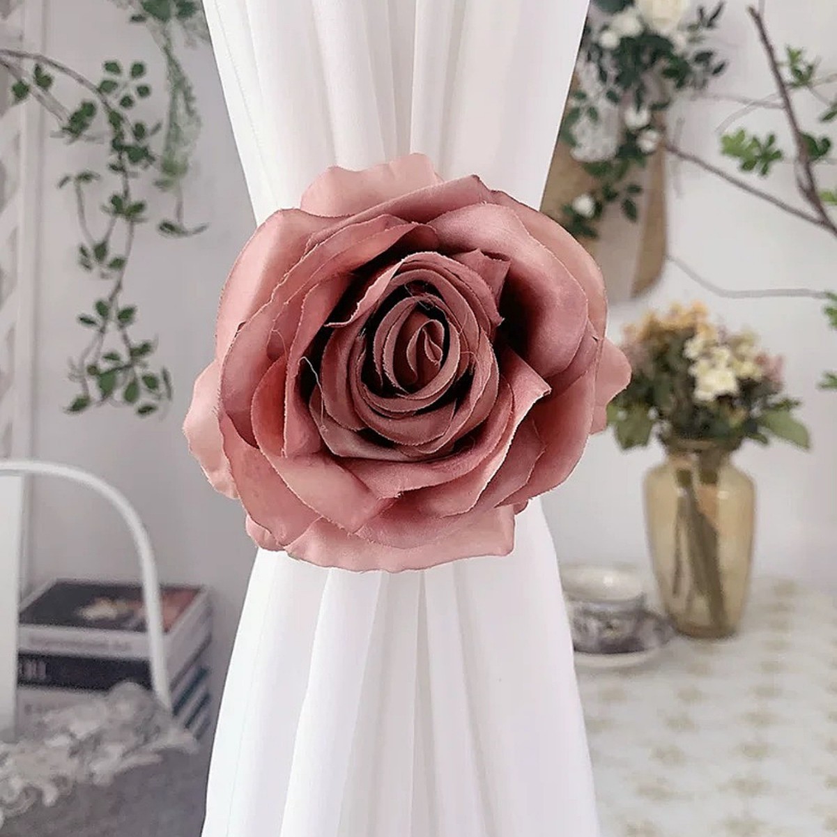 콩 페이스트 로즈 클립