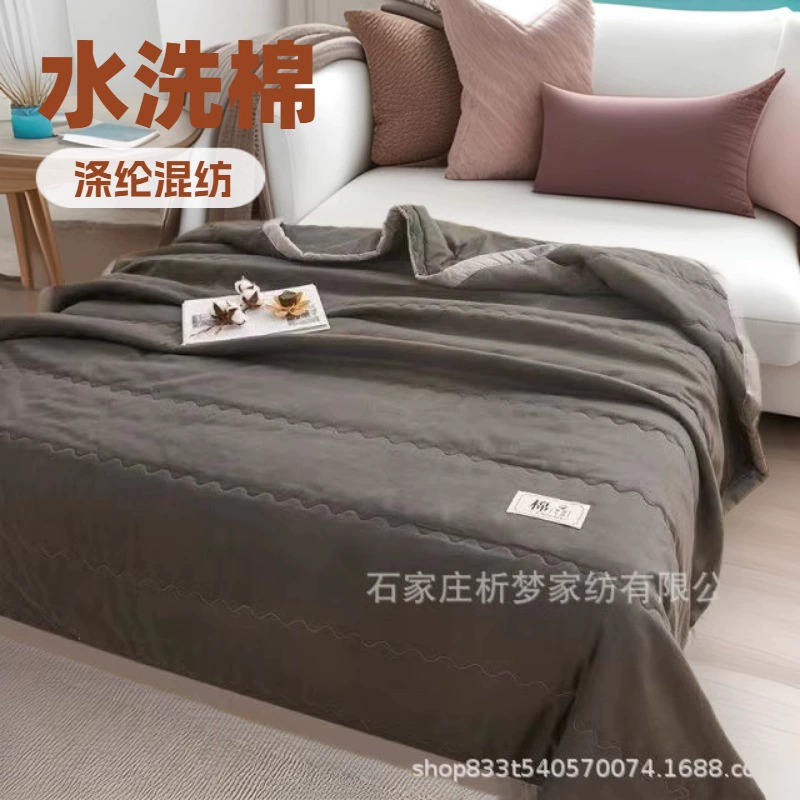 Промытый хлопок. Фабричные продажи одеяла с кондиционером, летнее прохладное одеяло, весенне-осеннее тонкое одеяло, сердцевина одеяла, односпальное и двуспальное детское студенческое одеяло.