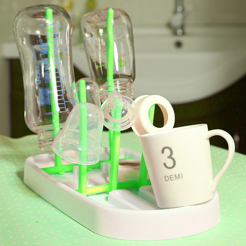 Creativo plegable encogimiento bebé botella de drenaje rack de secado rack cocina drenaje rack botella rack