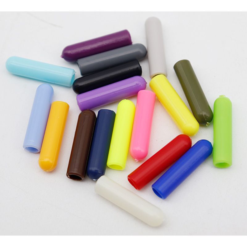 Cabeza de plástico de seda de color sólido, cabeza de cordón de zapatos redondo, cabeza de sellado, cabeza de placa de color, chaqueta, chaqueta, gorra, hebilla de cuerda, cabeza de reparación