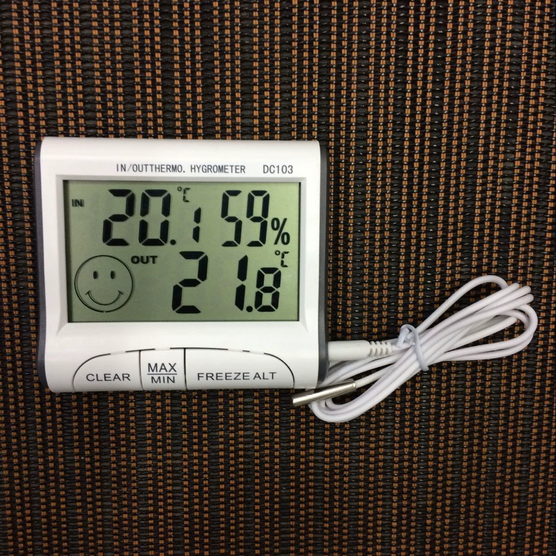 Thermo hygrometer, handheld watch