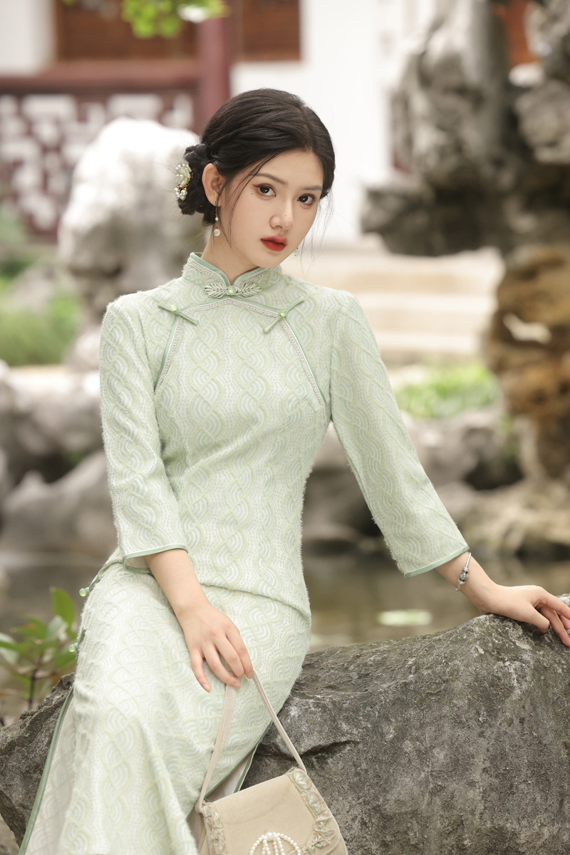 New Chinese early autumn new new product long slim girl in the…
