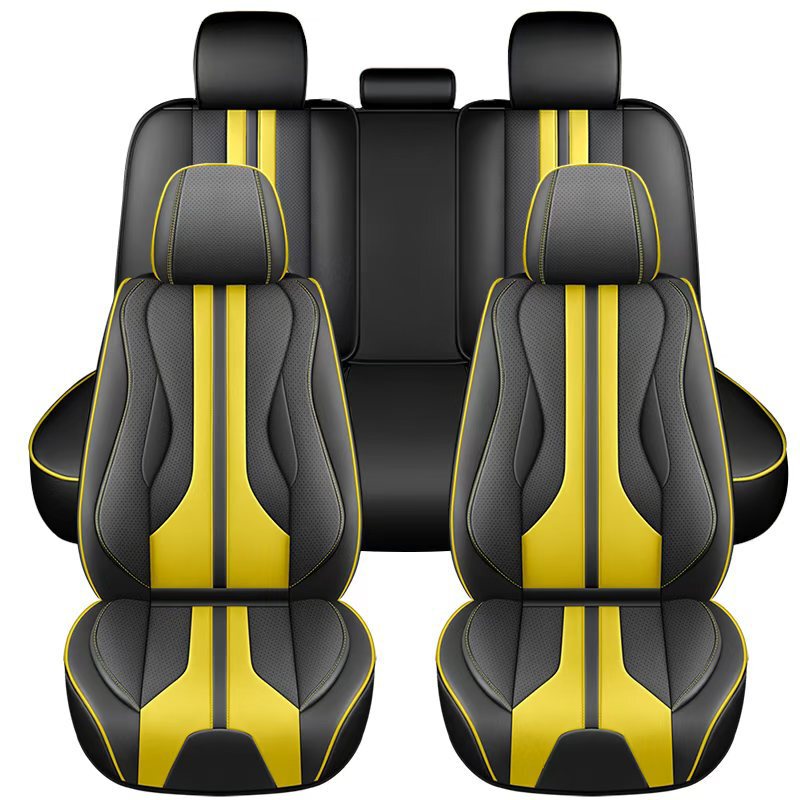 Car Seat Cover Cross-Border Direct Supply Full Coverage All-Season Universal Leather Seat Cushion Single Seat Five Seat Cushion