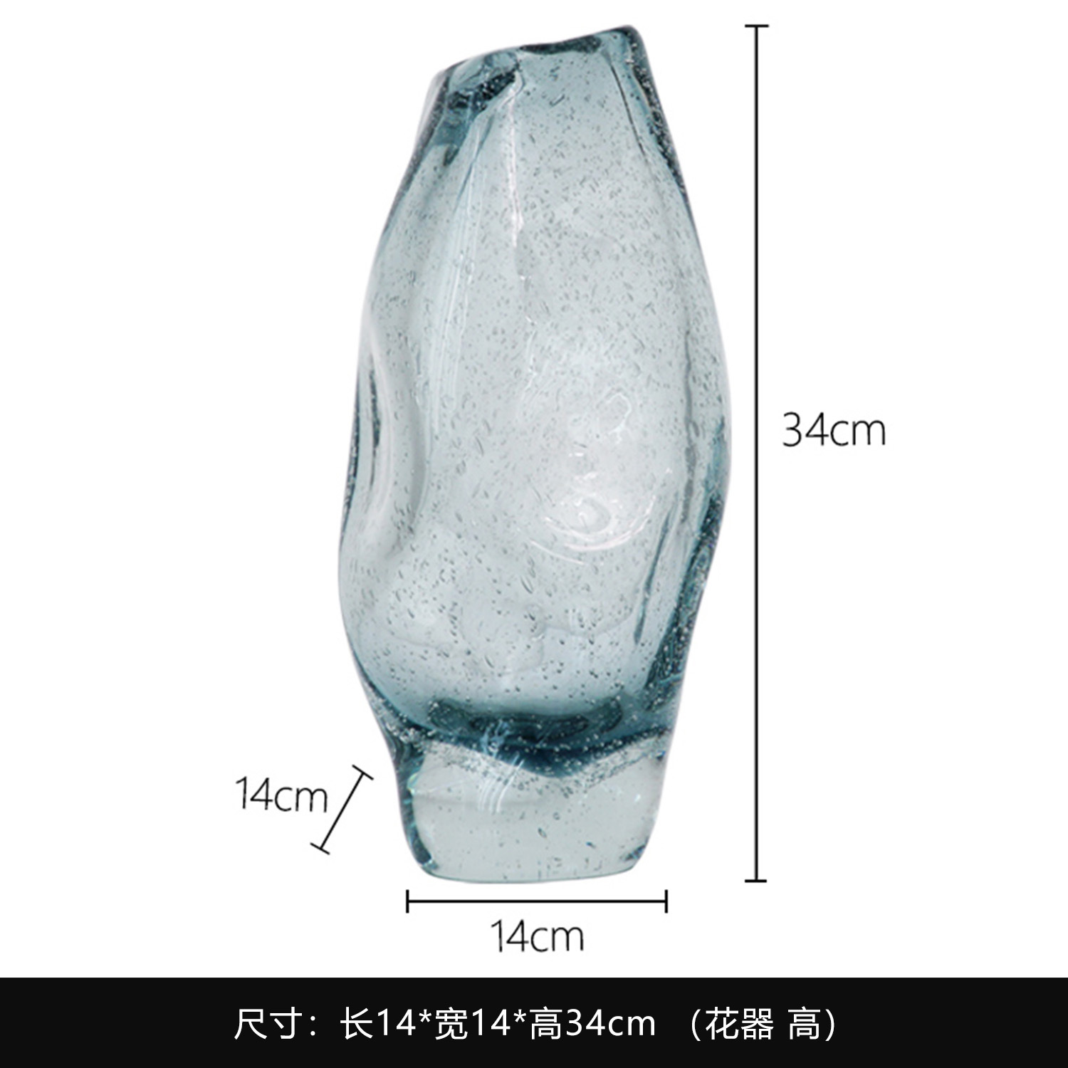 Luz moderna de lujo creativo florero de cristal decoración escritorio sala de estar arreglo de flores mesa de comedor flor dispositivo suave decoración con joyas de vidrio