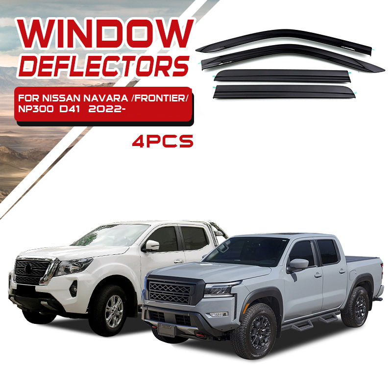 Viseras para Ventanas TXR Compatibles con Nissan Navara Frontier