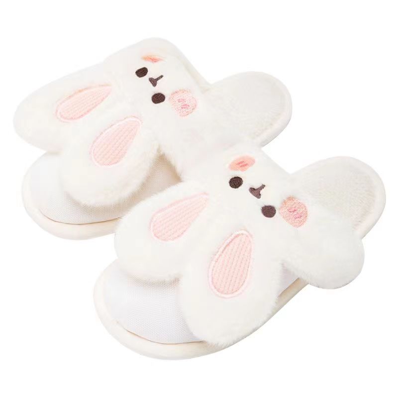 Detachable cotton slipper inner liner for winter women's warm thick sole DIY cartoon cute plush inner liner replacement insole