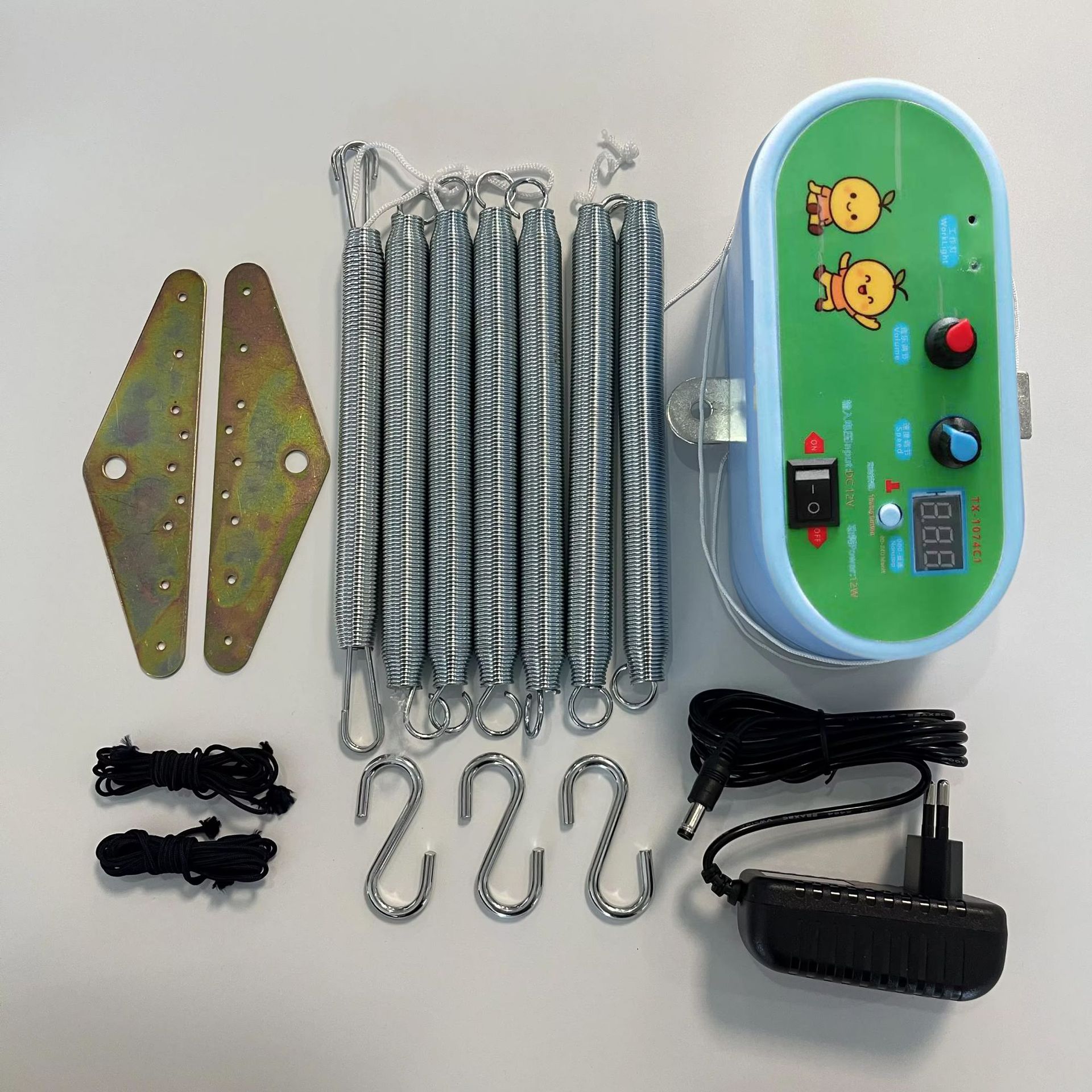 振荡器用于婴儿宝宝吊床摇篮上下摇动一体式弹簧电动控制器跨境出