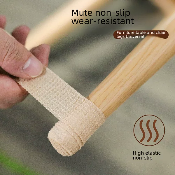 Silent Table and Chair Foot Pads, Non-Slip Table Leg and Stool Protective Covers, Dining Table Movable Wear-Resistant Furniture Universal Anti-Scratch Shock Absorption